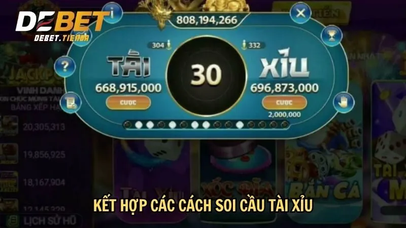 Kết hợp các cách soi cầu tài xỉu